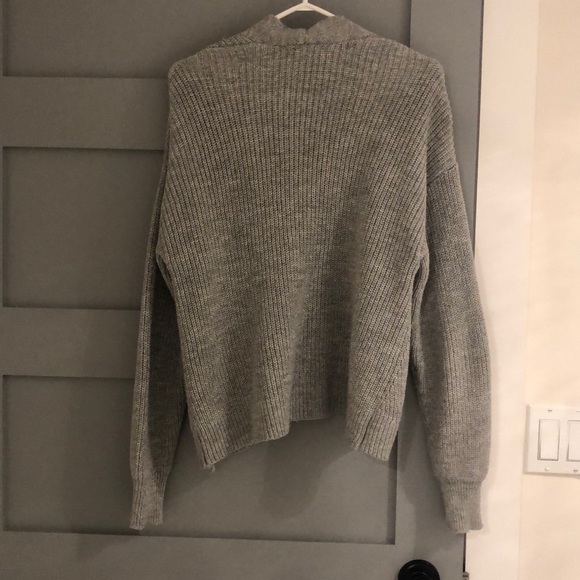 Grey Knit Cardigan - Picture 2 of 4